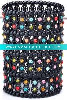 Wholesale Fashion stylish stretch costume rhinestone arm bangle bracelet