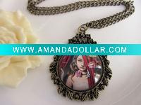 Wholesale Stage Life Gothic girl pendant series necklace antique costume jewelry