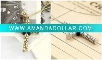 Wholesale fashion design antique cross necklace costume jewelry