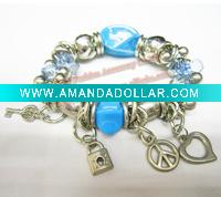 Wholesale fashion inexpensive turquoise beads bracelets costume jewelry