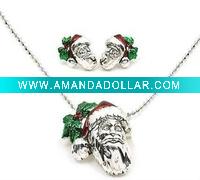 Wholesale fashion zinc alloy christmas jewelry set cheap 2011 costume jewelry set for women