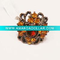 Wholesale Costume jewelry fashion gold plated finger rings