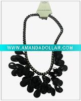 Wholesale Beaded Swag Necklace, sweater necklace, costume necklace