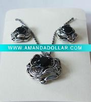 Wholesale antique flower jewelry set