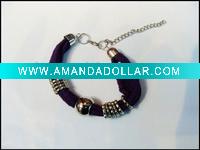 Wholesale silk ribbon bracelets