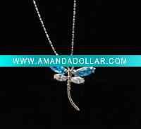 costume jewelry fashion diamond dragonfly ornaments