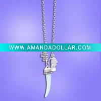 2010-2022 Cute Necklace with charm Ivory pendant
