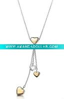 Wholesale silver costume jewelry necklace