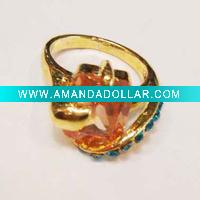 Wholesale Costume jewelry fashion gold plated finger rings
