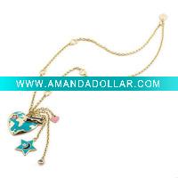 Wholesale fashion alloy pendant necklace
