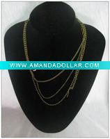 Wholesale alloy fashion costume chains necklace jewelry