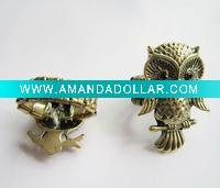 Wholesale fashion new design antique owl ring ,costume jewelry