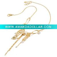 Wholesale Fashion alloy pendant chain necklace jewelry