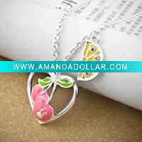 Wholesale fashion alloy pendant necklace