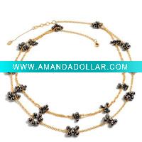 Wholesale Fashion alloy pendant chain necklace jewelry