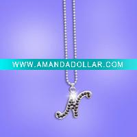 2010-2022 Cute Necklace with K letter pendant