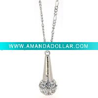 Wholesale Fashion Crystal Alloy Necklace Jewelry