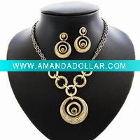 Wholesale Fashion alloy necklace with diamond