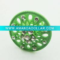 Wholesale Popular Costume Jewelry rhinestone rings