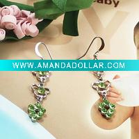Wholesale 2011 the most popular fashion costume jewelry alloy earrings