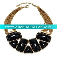 Wholesale Fashion alloy pendant chain necklace jewelry
