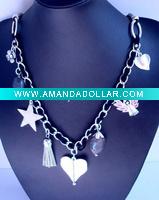 Antique silver alloy necklace for 2011