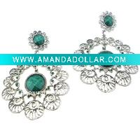 costume jewelry stone earrings