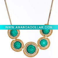 Wholesale Fashion alloy pendant chain necklace jewelry