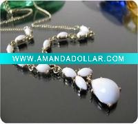 Wholesale Fashion Costume Jewelry Delicate Pearl Bead Necklace