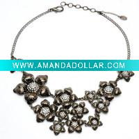 Wholesale Fashion alloy pendant chain necklace jewelry