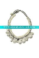 Fabric Necklace Costume Jewelry