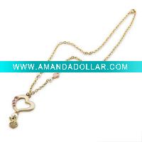 fashion alloy pendant necklace