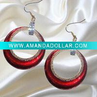 Wholesale fashion alloy earring.costume jewelry