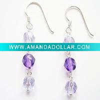 Wholesale beaded earring/handmade earring/costume jewelry