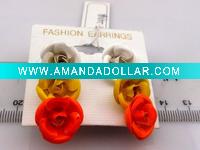 Wholesale fashion flower earring costume jewelry