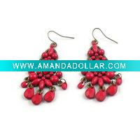 Wholesale 2011 the most popular fashion costume jewelry dangle earrings