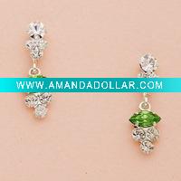 Wholesale fashion cz earring jewelry, costume jewelry, bling bling for wedding ,party
