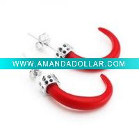 Wholesale 2010 Latest Fashion Jewelry,Red Chili Earring