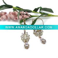 Wholesale 2011 the cheapest fashion hot selling costume jewelry crystal earring