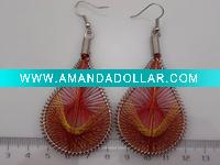Wholesale costume jewelry thread earring