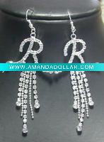 Wholesale costume rhinestone earring