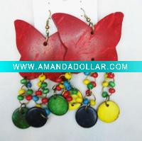 Wholesale coconut earrings SER-10027