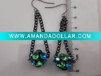 Wholesale fashion gemball costume jewelry earring