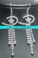 costume rhinestone earring