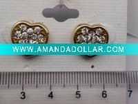 Wholesale fashion heart costume jewelry earring