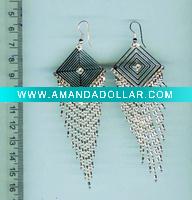 costume rhinestone earring