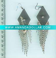 Wholesale costume rhinestone earring