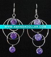 Wholesale costume fashion earrings (NRH03021)