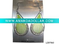 Wholesale costume earrings / fabric earrings / fantasy earrings