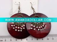 Wholesale fashion shell costume jewelry earring